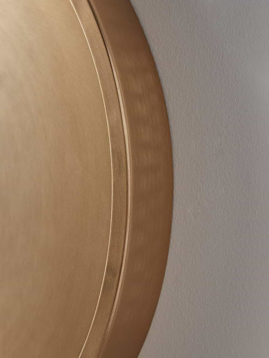 Brushed Brass Wall Clock