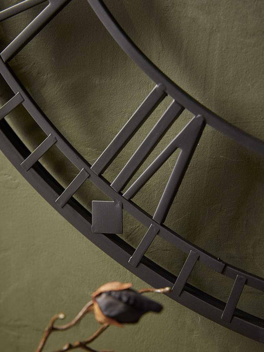 Black Cut Out Clock