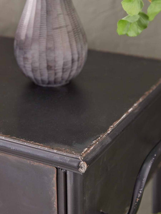 Industrial Iron Console Table