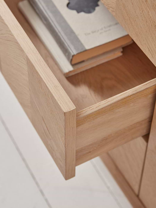 Chevron Oak Sideboard