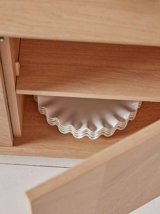 Chevron Oak Sideboard