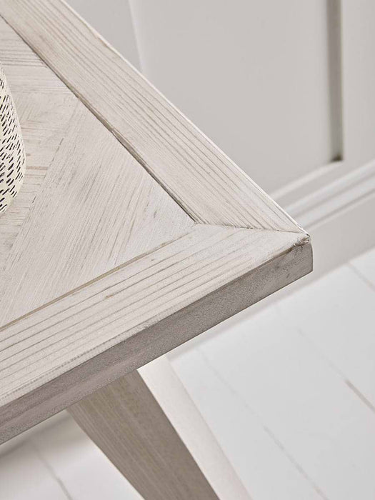 Limewashed Parquet Console Table