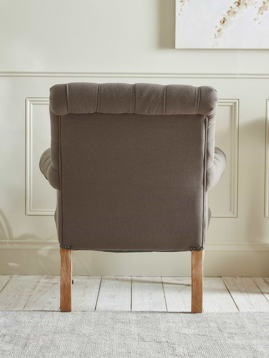 Camo Buttoned Armchair