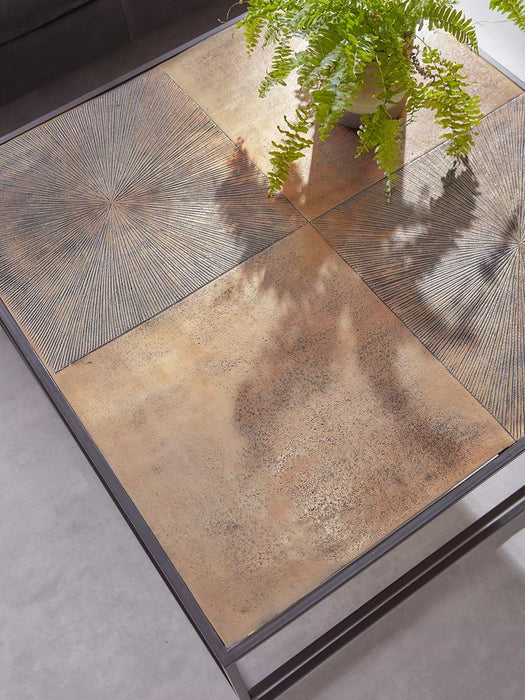Etched Top Coffee Table