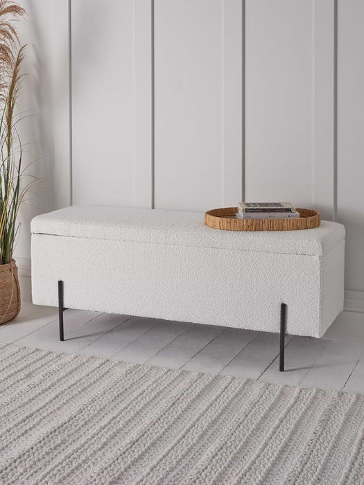 BouclÃ© Storage bench