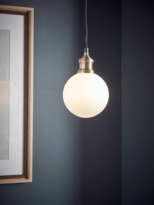 Frosted Globe Pendant