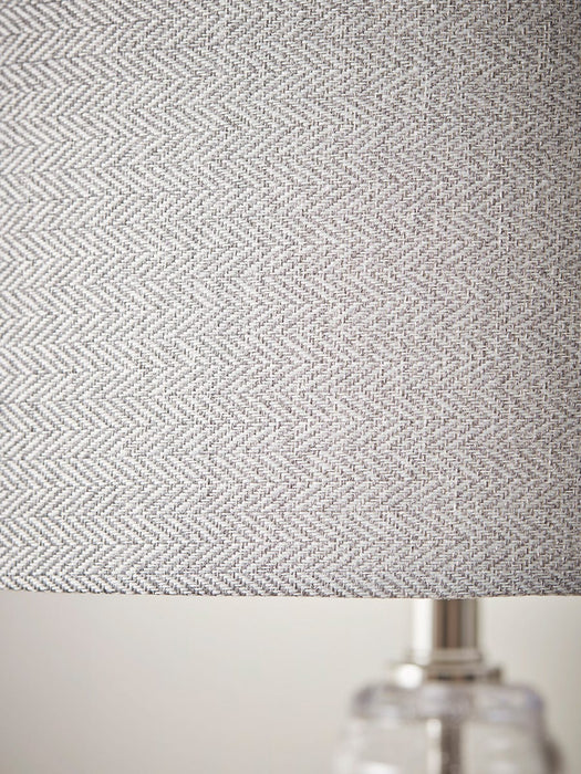 Oversized Dimpled Glass Table Lamp