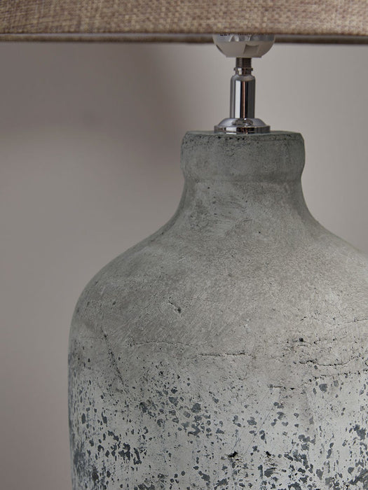Textured Concrete Effect Table lamp