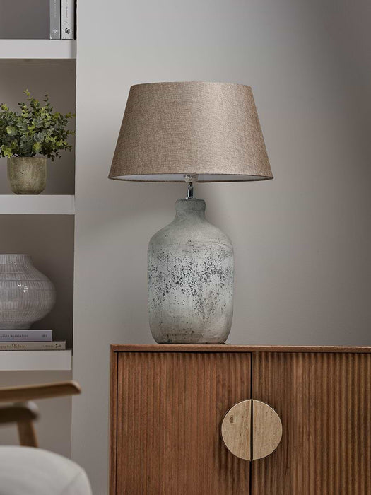 Textured Concrete Effect Table lamp