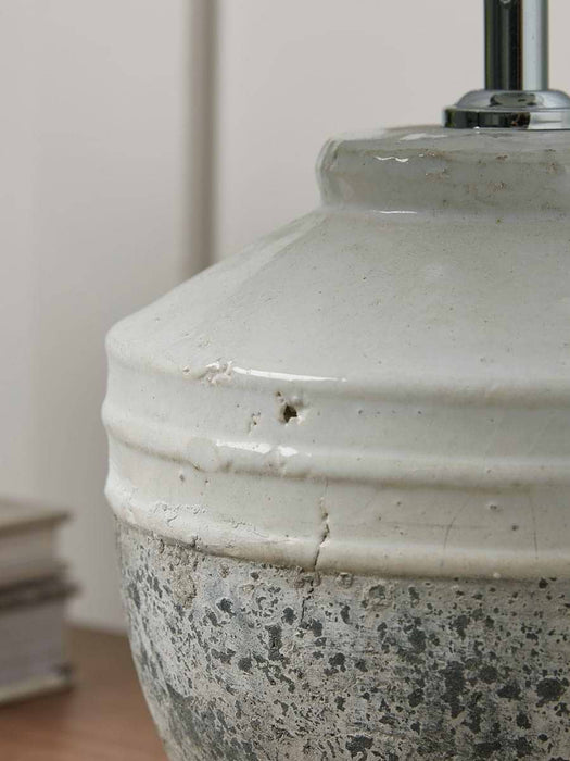 Dipped Glaze Table Lamp - Small