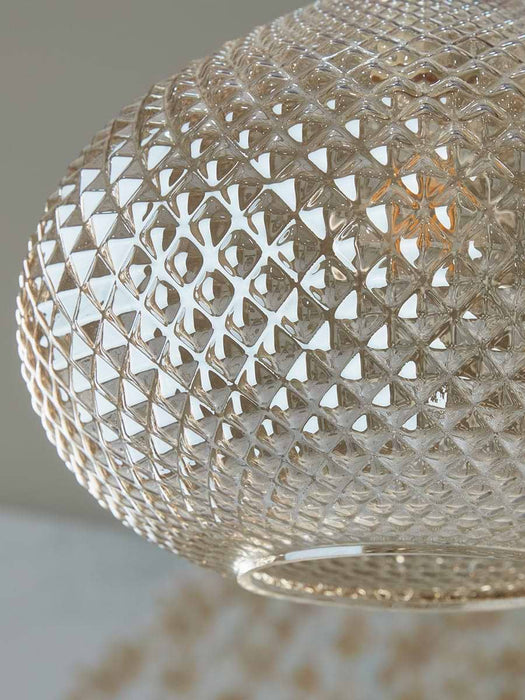 Lustre Textured Glass Pendant