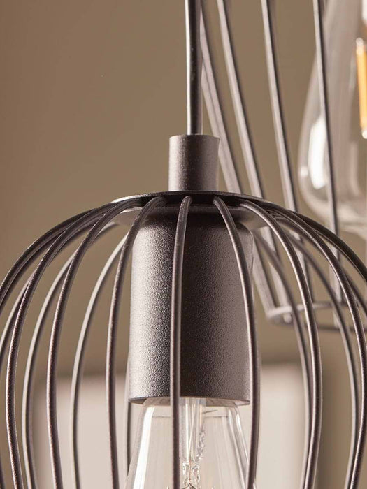 Three Mesh Cluster Pendants