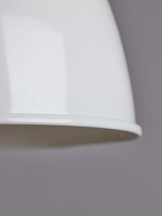 White & Brass Metal Pendant