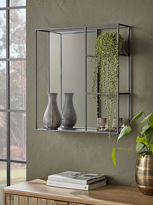 Mirrored Shelf Unit