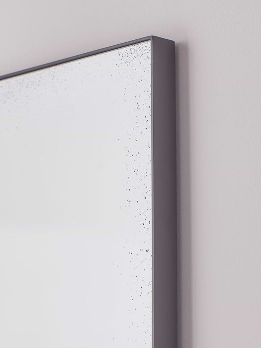 Antique Glass Panel Mirror