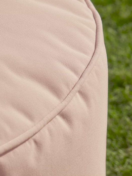 Indoor Outdoor Beanbag Pouffe - Soft Blush