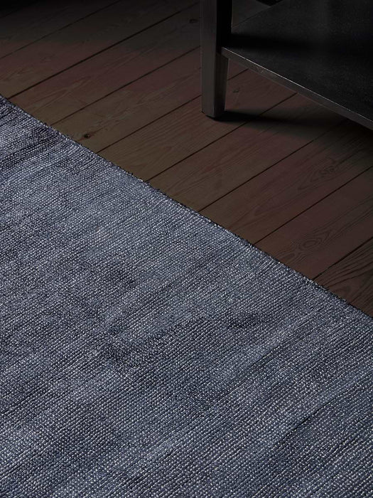 Navy Lustre Rug - Medium