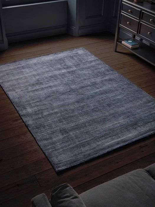 Navy Lustre Rug - Medium
