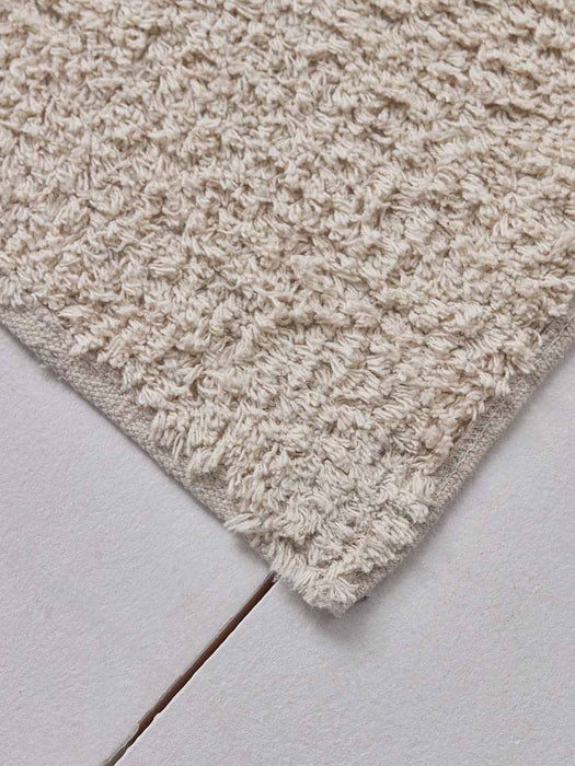 Textured Cream Rug