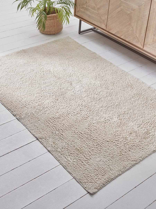 Textured Cream Rug