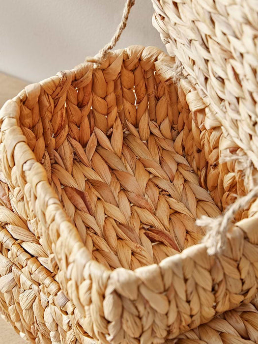 Three Hyacinth Storage Baskets