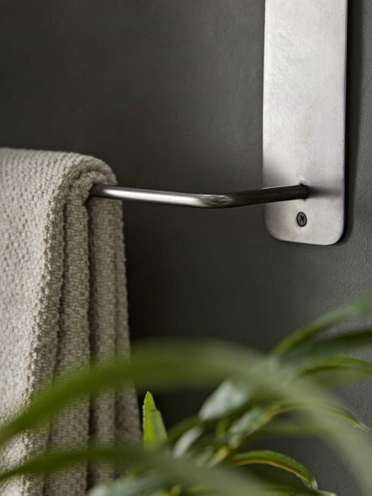 Distressed Zinc Towel Rail
