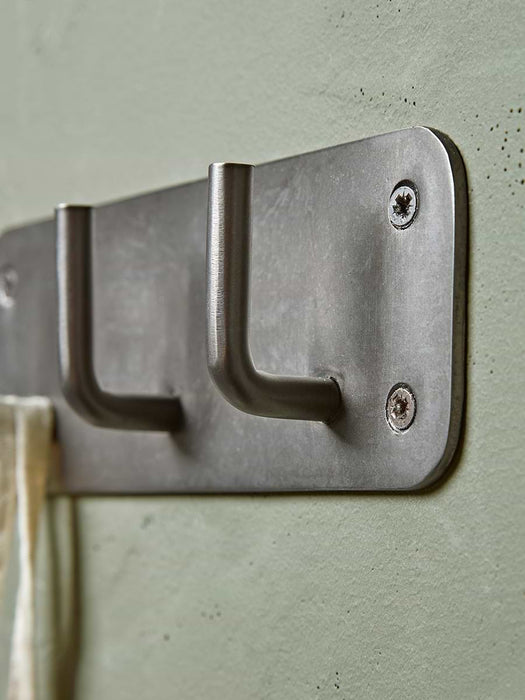 Distressed Zinc Triple Hook