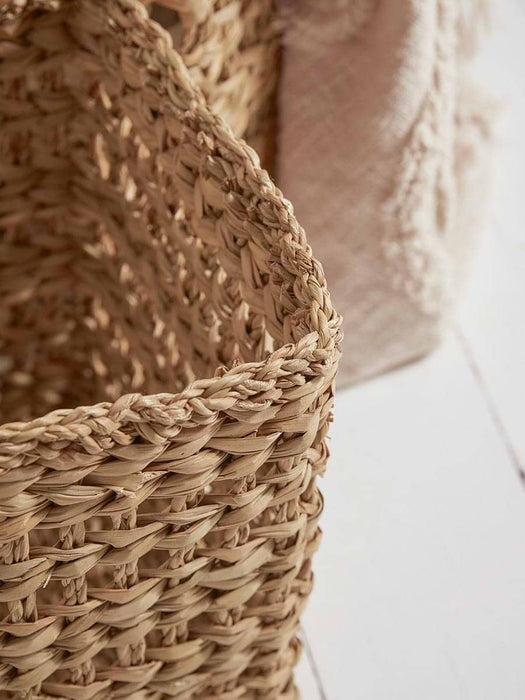 Two Square Woven Baskets