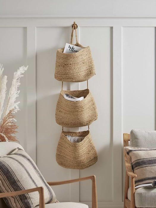 Seagrass Hanging Magazine Holder
