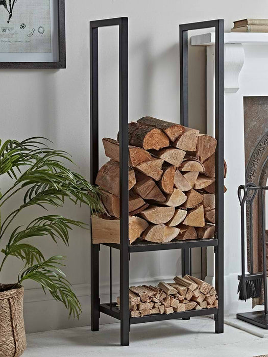 Tall Layered Log & Kindling Holder