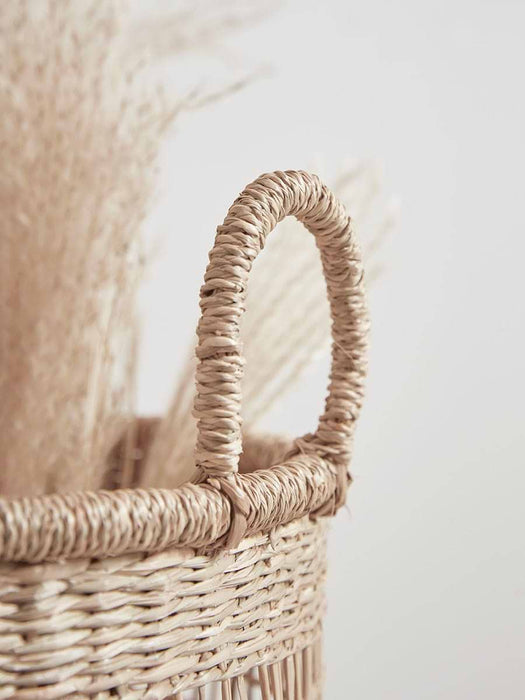 Three Seagrass Storage Basket