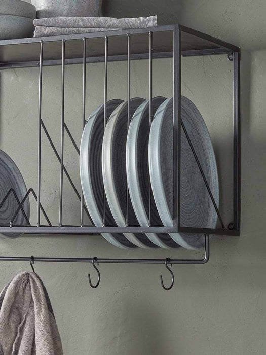 Industrial Style Iron Wall Unit - Small