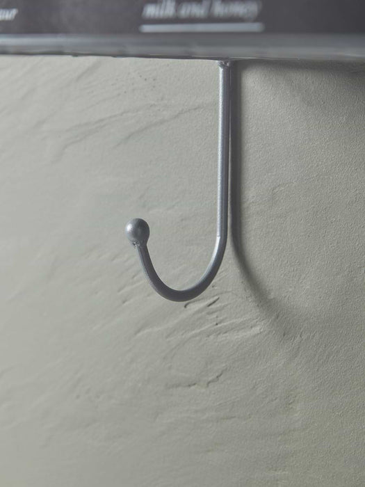Wirework Shelf & Hooks