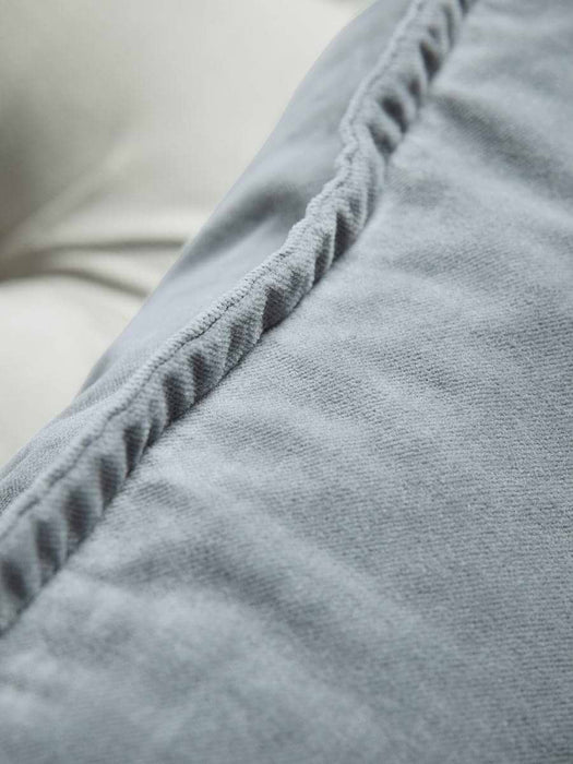 Velvet Square Cushion Cover - Dusky Blue