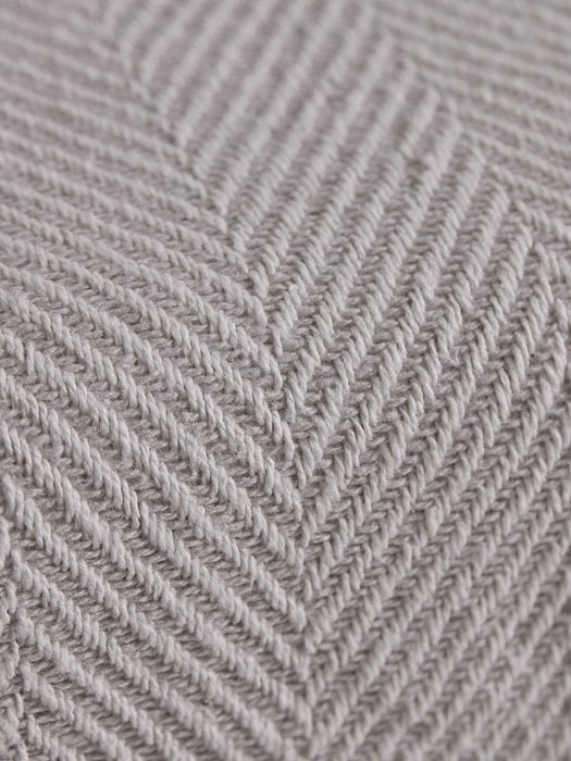 Grey Chevron Throw