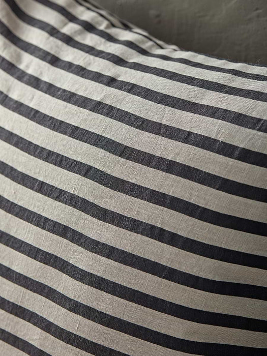 Black & White Striped Cushion Cover