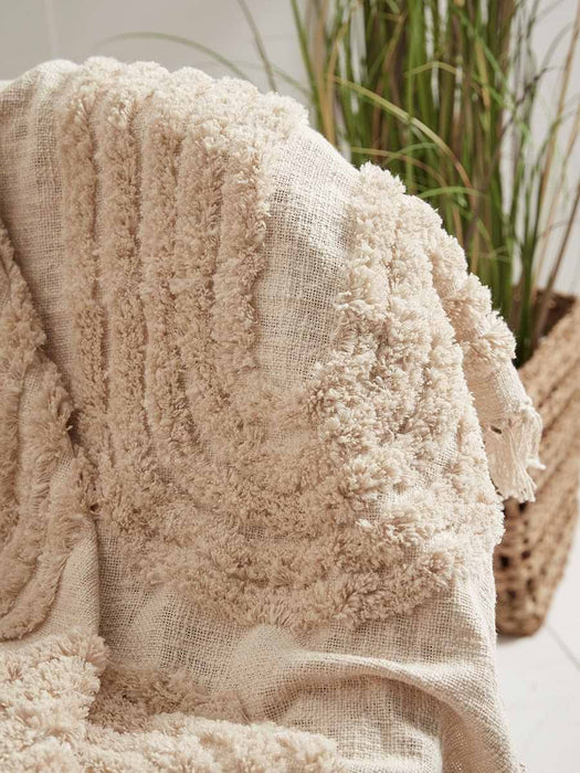 Tufted Cotton Throw