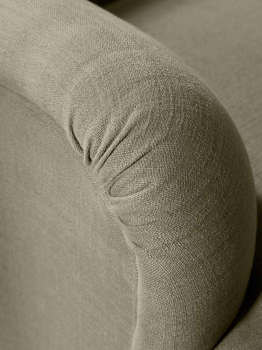 Horton Three Seater Sofa - Olive Luxury Linen
