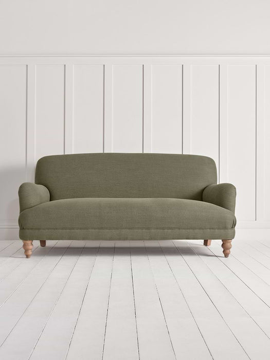 Horton Three Seater Sofa - Olive Luxury Linen