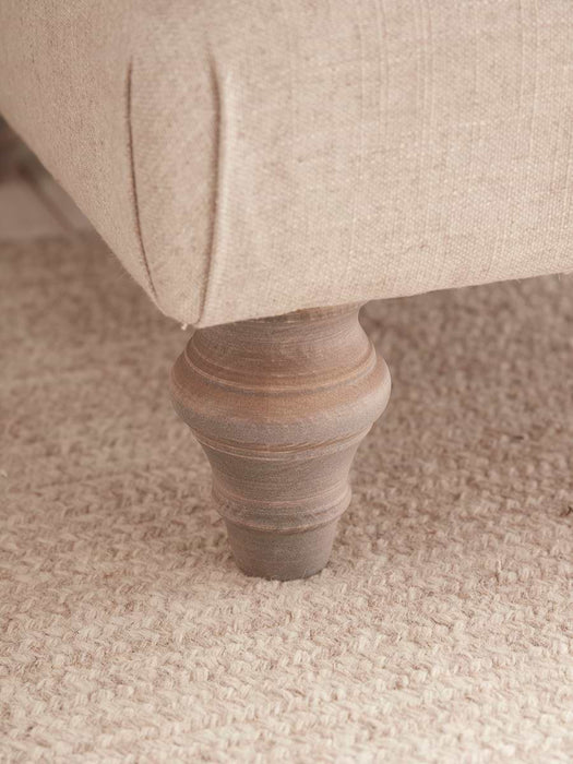 Reine Chaise Left Hand Facing Sofa â€“ Oat Cotton Linen