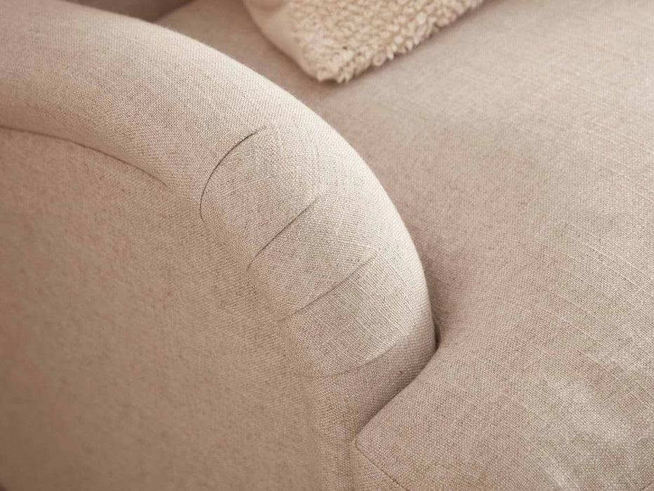 Reine Chaise Left Hand Facing Sofa â€“ Oat Cotton Linen