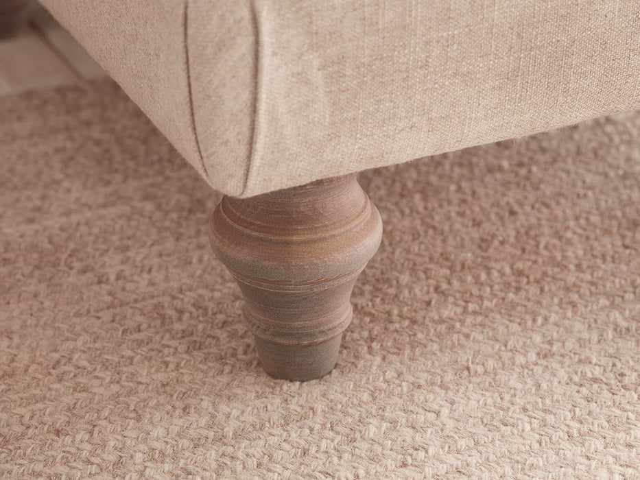 Reine Chaise Left Hand Facing Sofa â€“ Oat Cotton Linen
