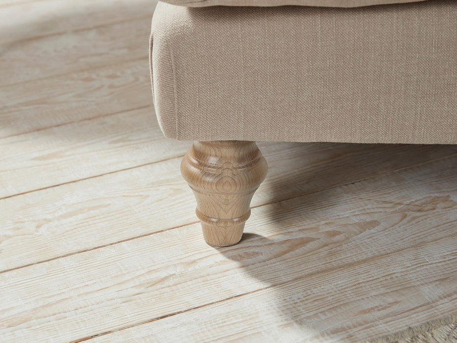 Reine Loveseat Taupe Cotton linen