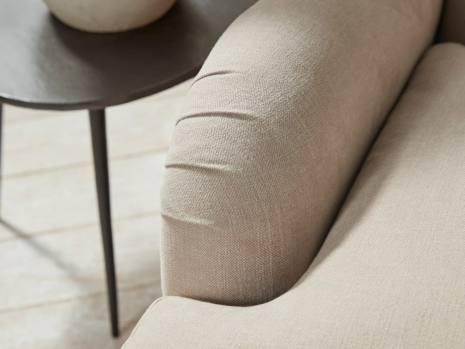 Reine Loveseat Taupe Cotton linen