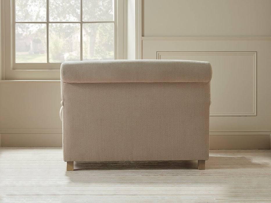 Reine Loveseat Taupe Cotton linen