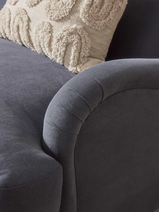 Reine Two Seater Sofa - Nordic Blue Cotton Linen