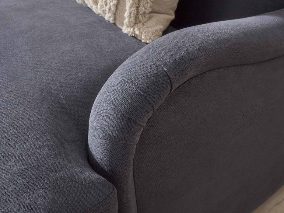 Reine Two Seater Sofa - Nordic Blue Cotton Linen