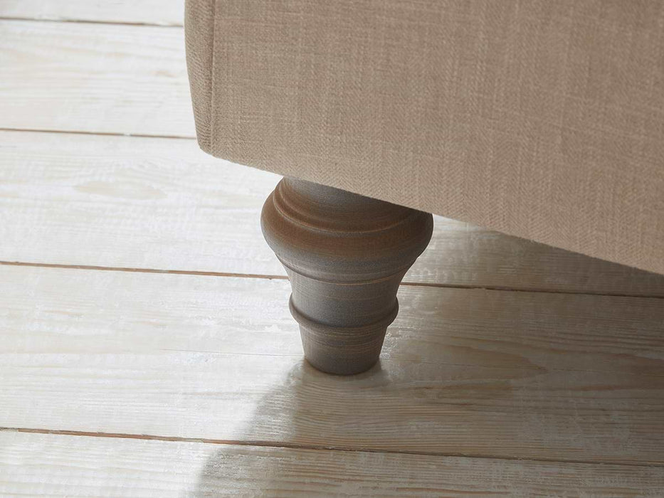 Visby Loveseat â€“ Sand Herringbone