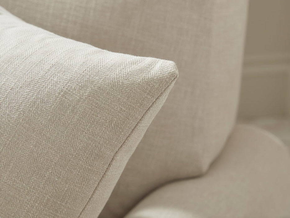 Visby Armchair â€“ Sand Herringbone