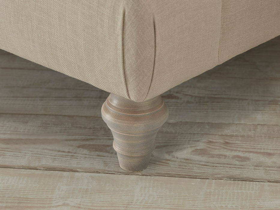 Visby Armchair â€“ Sand Herringbone